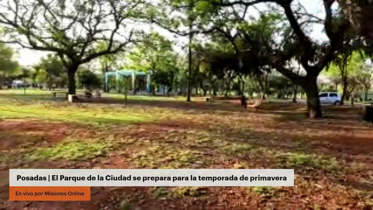Posadas | El Parque de la Ciudad se prepara para la temporada de primavera