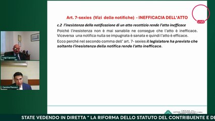 LA RIFORMA DELLO STATUTO DEL CONTRIBUENTE E DEL PROCESSO TRIBUTARIO