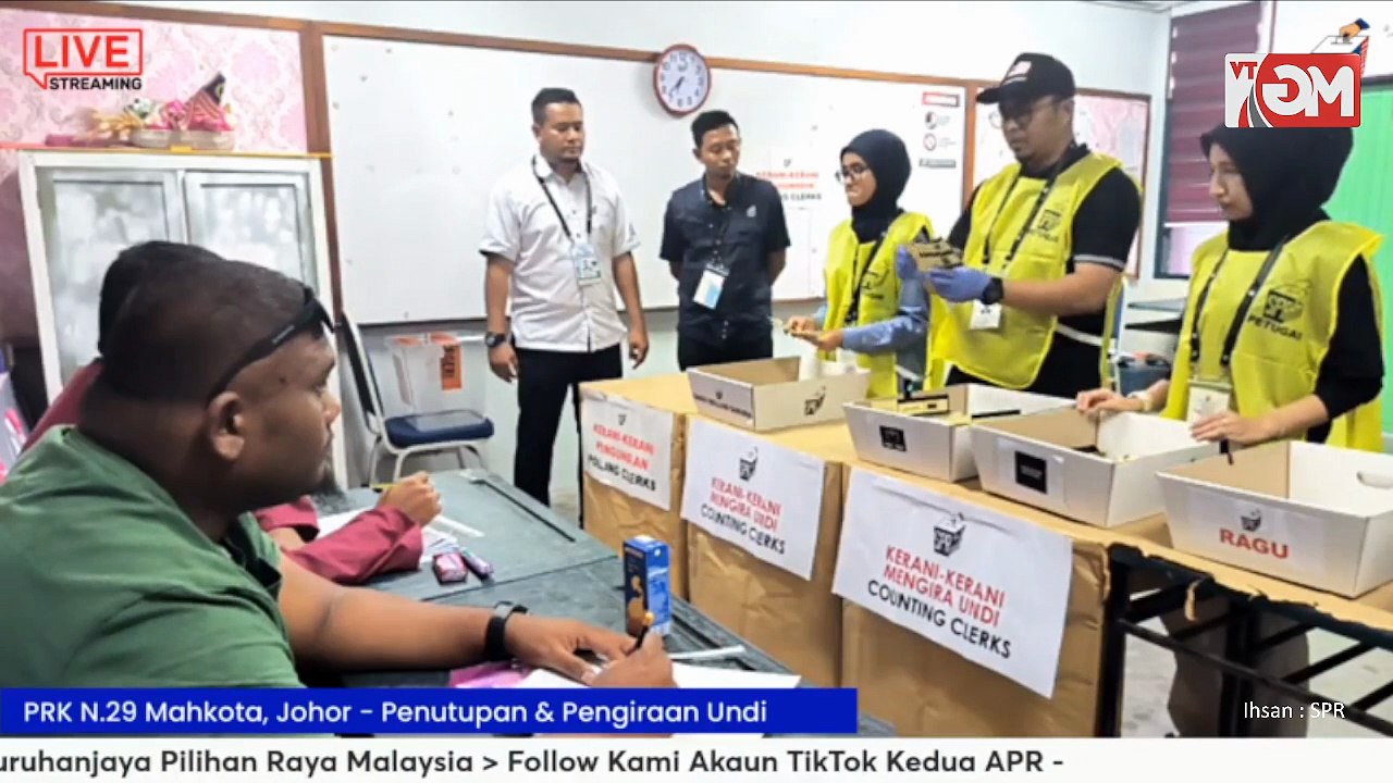 ((LIVE)) Perkembangan Terkini PRK N29 DUN Mahkota