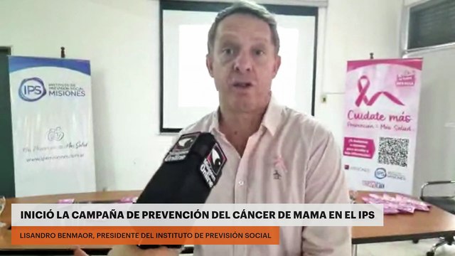 INICIÓ LA CAMPAÑA DE PREVENCIÓN DEL CÁNCER DE MAMA EN EL IPS