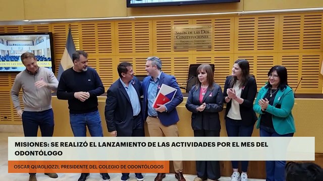 MISIONES | SE REALIZÓ EL LANZAMIENTO DE LAS ACTIVIDADES POR EL MES DEL ODONTÓLOGO