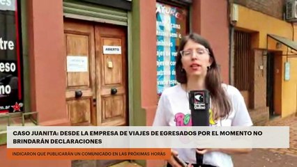 CASO JUANITA: DESDE LA EMPRESA DE VIAJES DE EGRESADOS POR EL MOMENTO NO BRINDARÁN DECLARACIONES