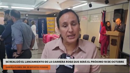 SE RELIZÓ EL LANZAMIENTO DE LA CARRERA ROSA QUE SERÁ EL PRÓXIMO 19 DE OCTUBRE