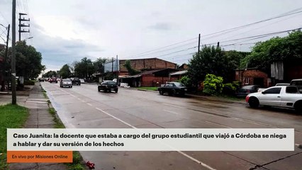 Caso Juanita: la docente que estaba a cargo del grupo estudiantil que viajó a Córdoba se niega a hablar y dar su versión de los hechos