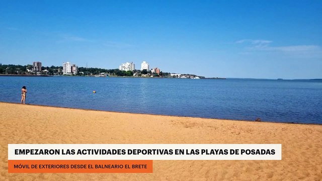 EMPEZARON LAS ACTIVIDADES DEPORTIVAS EN LAS PLAYAS DE POSADAS