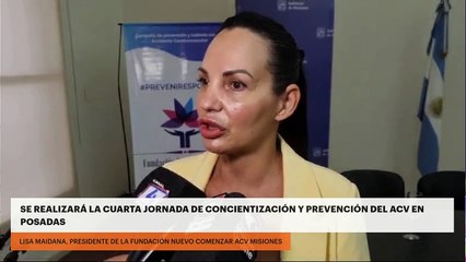 SE REALIZARÁ LA CUARTA JORNADA DE CONCIENTIZACIÓN Y PREVENCIÓN DEL ACV EN POSADAS
