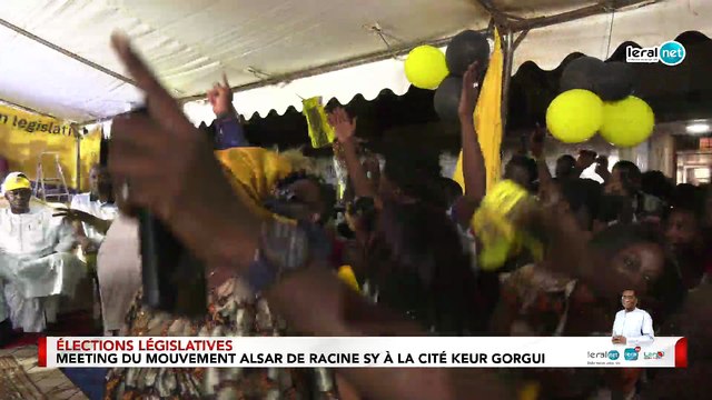 DIRECT CITÉ KEUR GORGUI : Meeting du mouvement ALSAR de Racine Sy