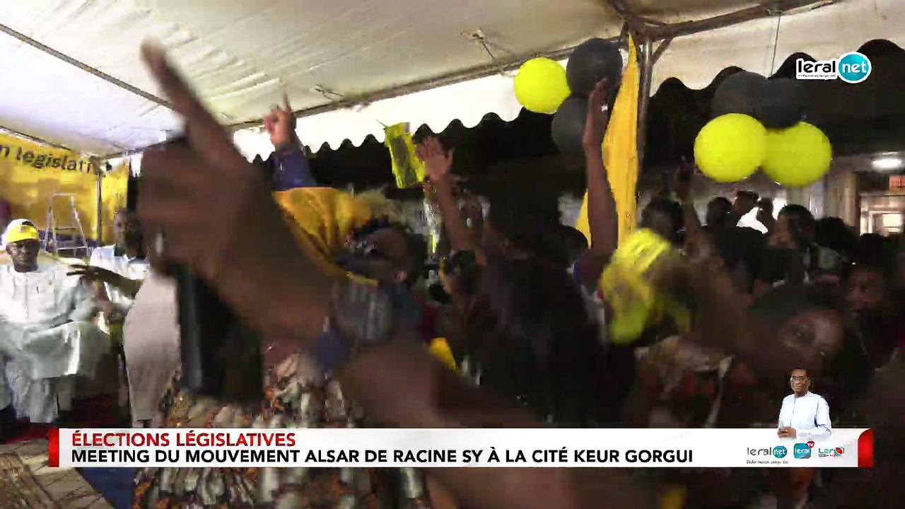 DIRECT CITÉ KEUR GORGUI :   Meeting du mouvement ALSAR  de Racine Sy