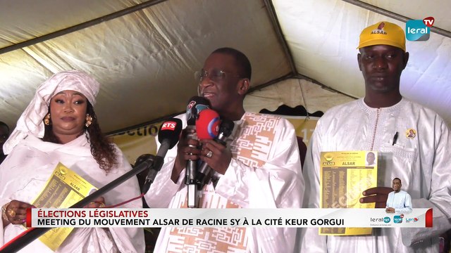 []DIRECT CITÉ KEUR GORGUI : Meeting du mouvement ALSAR de Racine Sy