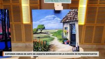 EXPONEN OBRAS DE ARTE DE JUANITA SIRIMARCO EN LA CÁMARA DE REPRESENTANTES