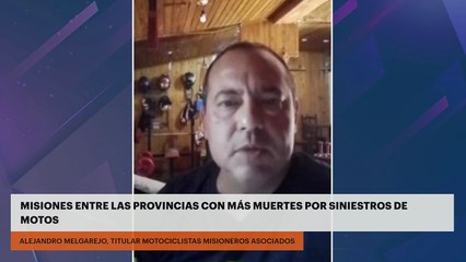 MISIONES ENTRE LAS PROVINCIAS CON MÁS MUERTES POR SINIESTROS DE MOTOS