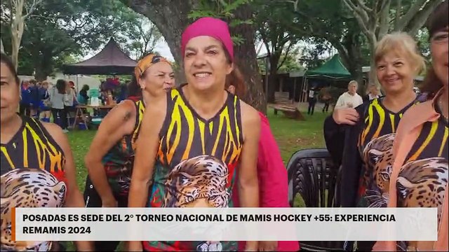 POSADAS ES SEDE DEL 2° TORNEO NACIONAL DE MAMIS HOCKEY +55: EXPERIENCIA REMAMIS 2024