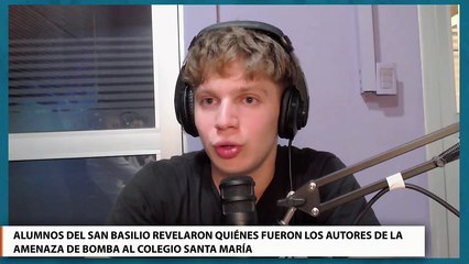 Revelaron quiénes fueron los autores de la amenaza de bomba al colegio Santa María
