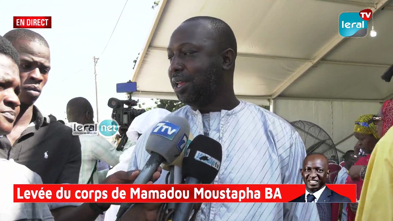 EN DIRECT: LEVEE DU CORPS MAMADOU MOUSTAPHA BA