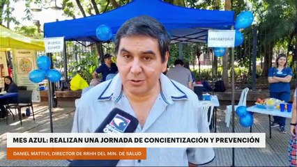 MES AZUL: REALIZAN UNA JORNADA DE CONCIENTIZACIÓN Y PREVENCIÓN