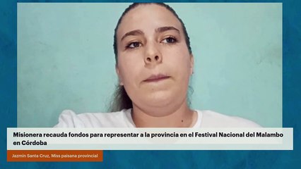 Misionera recauda fondos para representar a la provincia en el Festival Nacional del Malambo en Córdoba