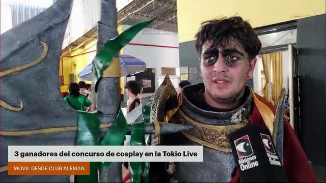 3 ganadores del concurso de cosplay en la Tokio Live