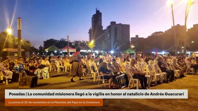 Posadas | La comunidad misionera llegó a la vigilia en honor al natalicio de Andrés Guacurarí