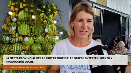 La Fiesta Provincial de Las Frutas Tropicales ofrece entretenimiento y producción local