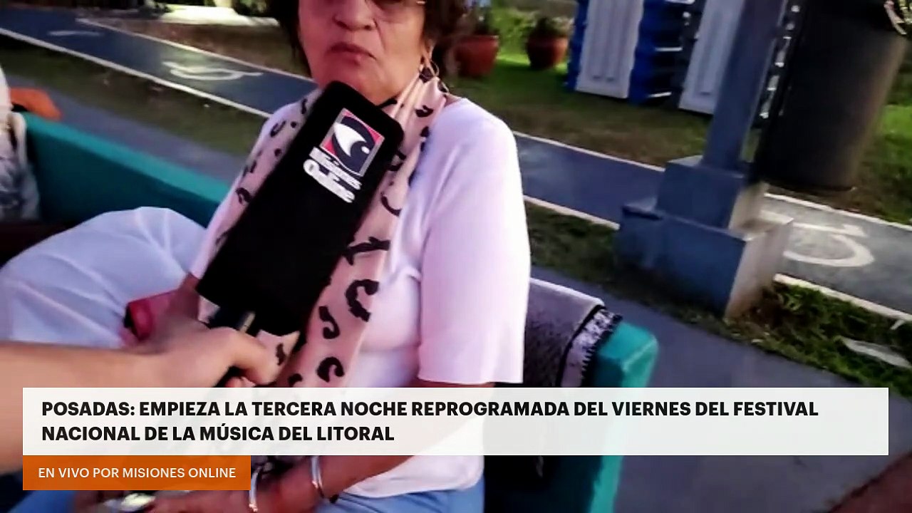 POSADAS EMPIEZA LA TERCERA NOCHE REPROGRAMADA DEL VIERNES DEL FESTIVAL NACIONAL DE LA MÚSICA DEL LITORAL