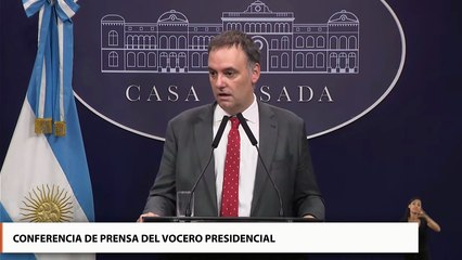 Conferencia de prensa del vocero presidencial Manuel Adorni | 05.03.25