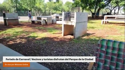 Feriado de Carnaval | Vecinos y turistas disfrutan del Parque de la Ciudad