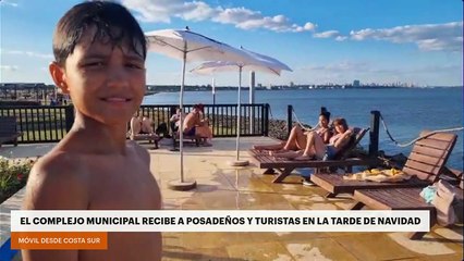 El Complejo Municipal recibe a posadeños y turistas en la tarde de Navidad