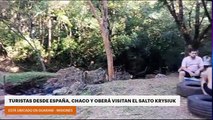 TURISTAS DESDE ESPAÑA, CHACO Y OBERÁ VISITAN EL SALTO KRYSIUK