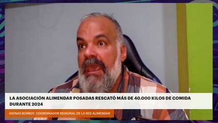 LA ASOCIACIÓN ALIMENDAR POSADAS RESCATÓ MÁS DE 40.000 KILOS DE COMIDA DURANTE 2024