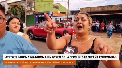 ATROPELLARON Y MATARON A UN JOVEN DE LA COMUNIDAD GITANA EN POSADAS