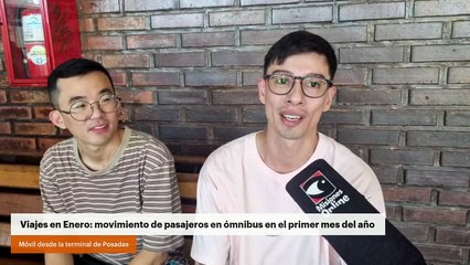 Viajes en Enero: movimiento de pasajeros en ómnibus en el primer mes del año  Móvil desde la terminal de Posadas
