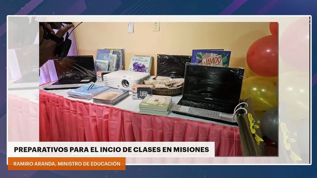 PREPARATIVOS PARA EL INCIO DE CLASES EN MISIONES