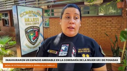 INAUGURARON UN ESPACIO AMIGABLE EN LA COMISARÍA DE LA MUJER UR I DE POSADAS