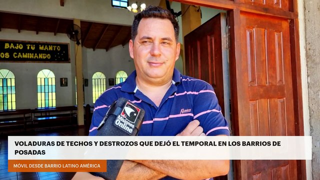 VOLADURAS DE TECHOS Y DESTROZOS QUE DEJÓ EL TEMPORAL EN LOS BARRIOS DE POSADAS