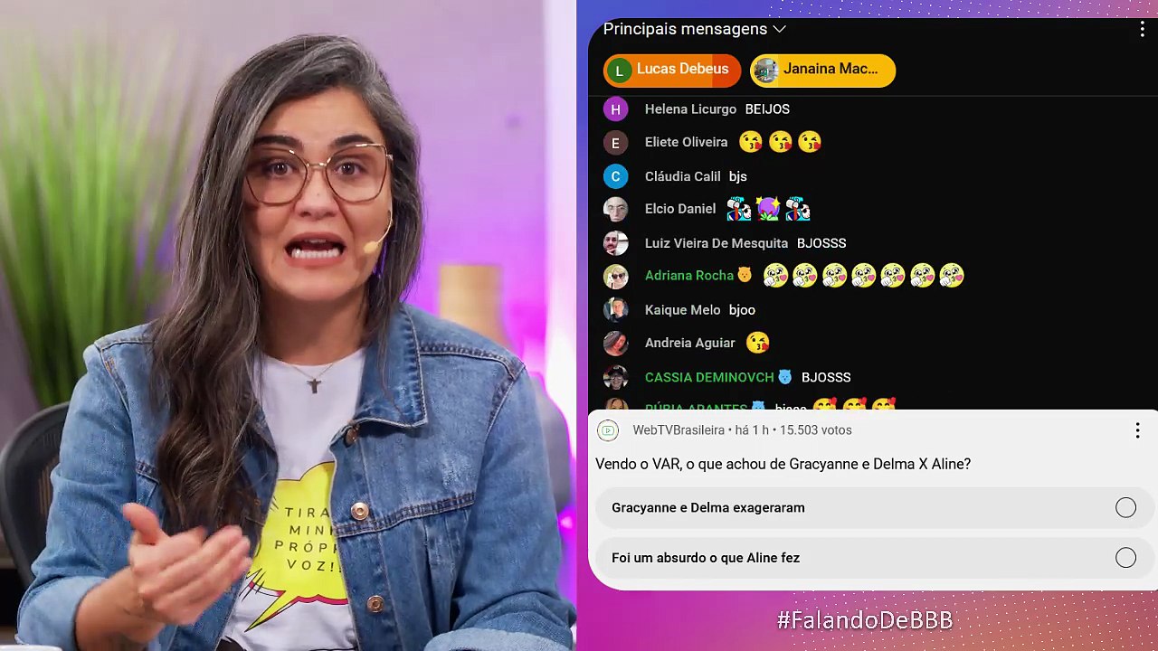 🔴BBB25: Gracyanne e D. Delma desmascaradas pelo VAR; Aline e Diogo ganham VT de novela; Mira de Eva