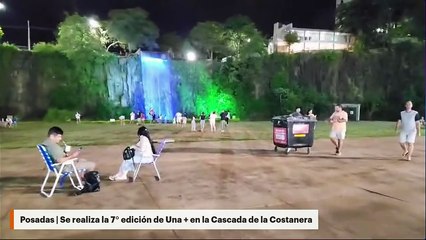 Posadas | Se realiza la 7° edición de Una + en la Cascada de la Costanera