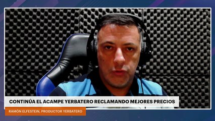 CONTINÚA EL ACAMPE YERBATERO RECLAMANDO MEJORES PRECIOS
