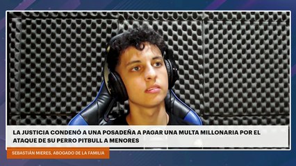 LA JUSTICIA CONDENÓ A UNA POSADEÑA A PAGAR UNA MULTA MILLONARIA POR EL ATAQUE DE SU PERRO PITBULL A MENORES