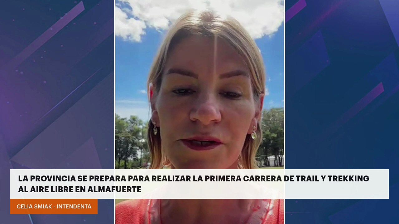 La provincia se prepara para realizar la primera carrera de Trail y Trekking al aire libre en Almafuerte