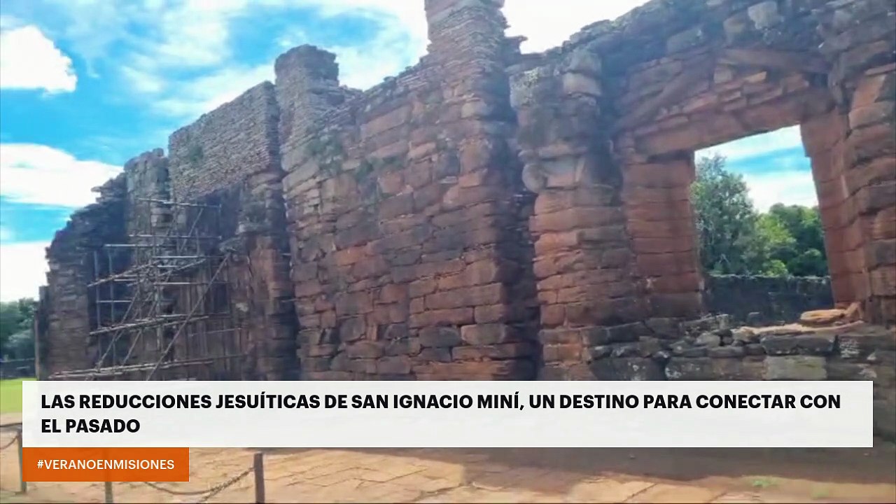 #VeranoenMisiones: Las Reducciones jesuíticas de San Ignacio Miní, un destino para conectar con el pasado