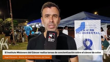 El Instituto Misionero del Cáncer realiza tareas de concientización sobre el cáncer de colon