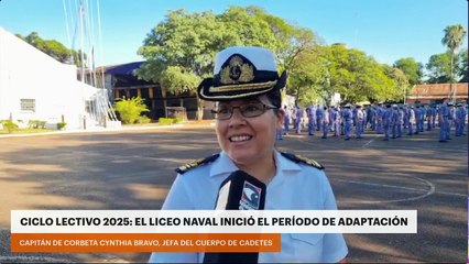 Ciclo lectivo 2025: el Liceo Naval inició el periodo de adaptación con 90 aspirantes
