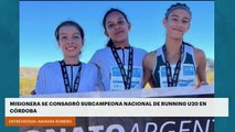 Misionera se consagró subcampeona nacional de running U20 en Córdoba