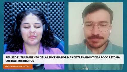 Realizó el tratamiento de la leucemia por más de 3 años y de a poco retoma sus hábitos diarios