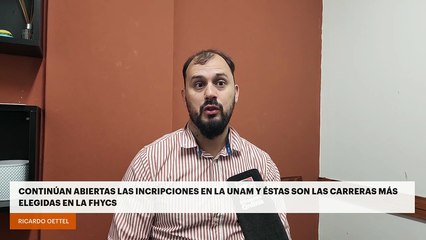 Continúan abiertas las inscripciones en la UNaM y estas son las carreras más elegidas en la FHyCs