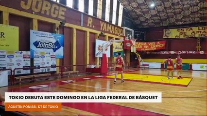 Tokio debuta este domingo en la Liga Federal de Básquet