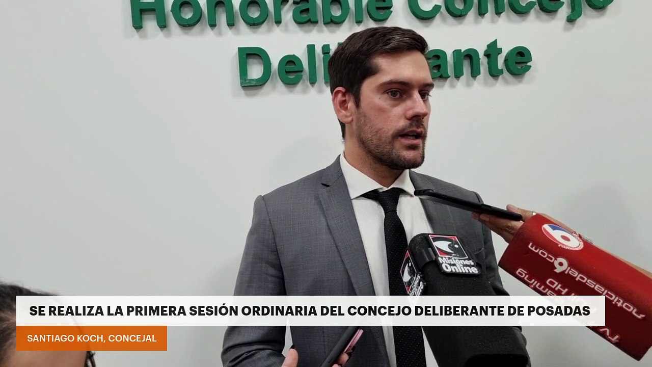 Se realiza la primera sesión ordinaria del Concejo Deliberante de Posadas