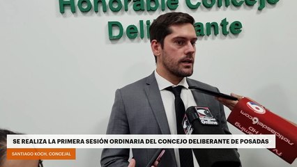 Se realiza la primera sesión ordinaria del Concejo Deliberante de Posadas