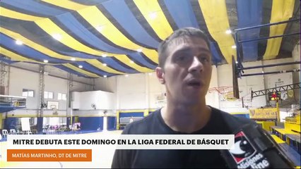 Mitre debuta este domingo en la Liga Federal de Básquet