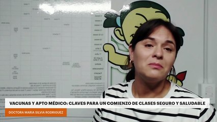 Vacunas y apto médico: claves para un comienzo de clases seguro y saludable